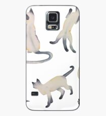 Funda/vinilo para Samsung Galaxy Gatos siameses