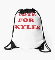 Vote For Skyler! - Campaign Tee Drawstring Bag