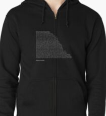 Marcus Aurelius Quotes Zipped Hoodie
