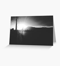 light and shade Greeting Card