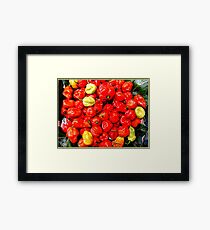 Peppers Framed Print