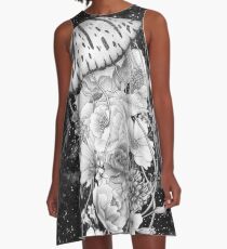 Magic Ocean: Die Qualle A-Linien Kleid