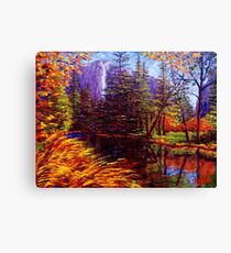Yosemite River Canvas Print