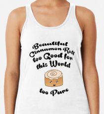Zu gut für diese Welt, zu rein Racerback Tank Top