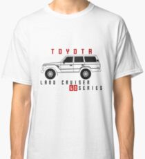 Land Cruiser 60 Series Side with words Classic T-Shirt