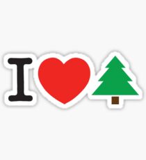 I Love Tree Sticker