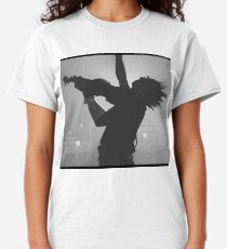 Revenge of the nerds violin punk silhouette Classic T-Shirt