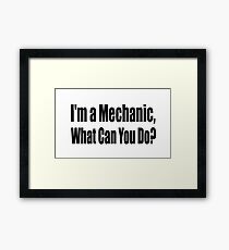 Occupation Framed Print
