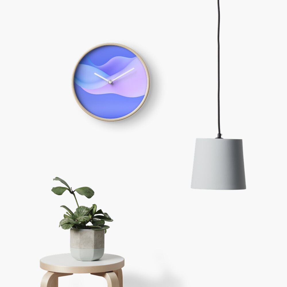 Indian Iris Clock