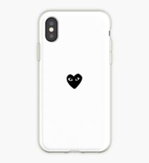 black cdg iPhone Case