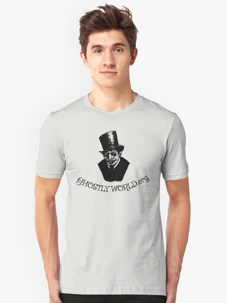 Alternate view of GhostlyWorld.org Logo Slim Fit T-Shirt