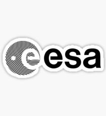 European Space Agency Logotype Sticker