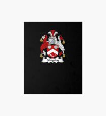 Slingsby Coat of Arms - Family Crest Shirt Art Board