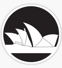 Sydney Opera House Contrast Icon Sticker