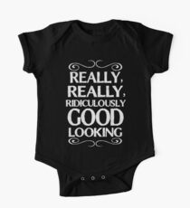 Really, really, ridiculously good looking (Zoolander). One Piece - Short Sleeve