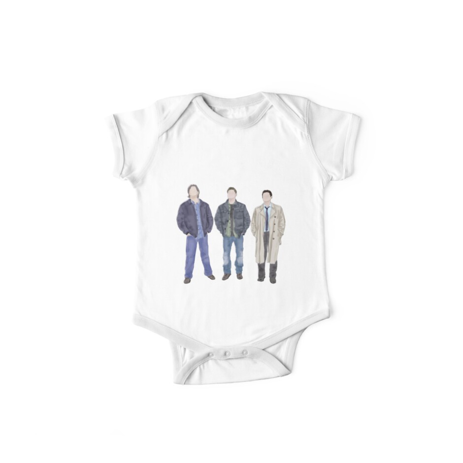 Supernatural Team Free Will Baby One Piece By Poseybee Redbubble