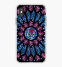 Vinilo o funda para iPhone Vidriera rosa