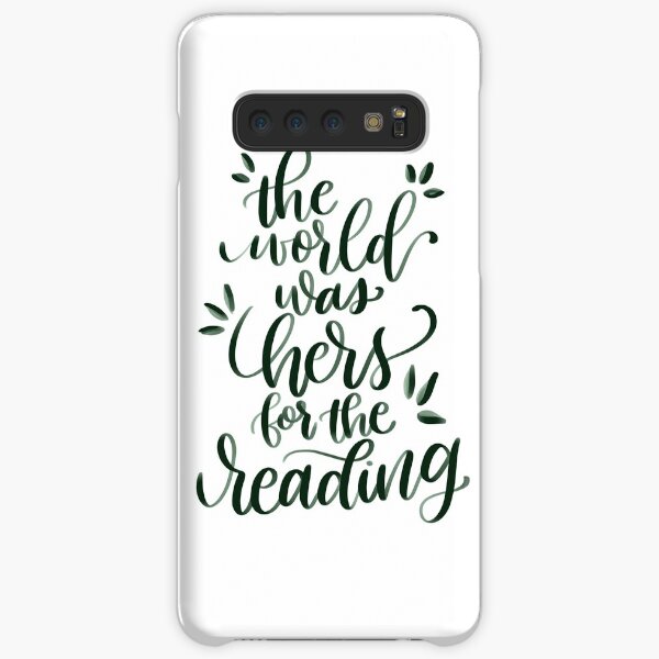 The World was Hers for the Reading Samsung Galaxy Snap Case