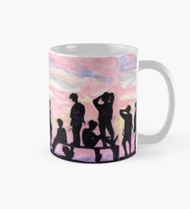Taza clásica BTS- PINTURA DE SILUETA (BANGTAN BOYS) (방탄 소년 들 - 실루엣 그림)