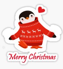 Pegatina christmas penguin
