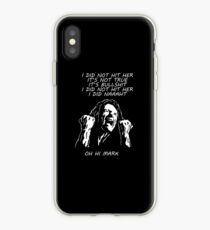 the room - i did not hit her iPhone Case