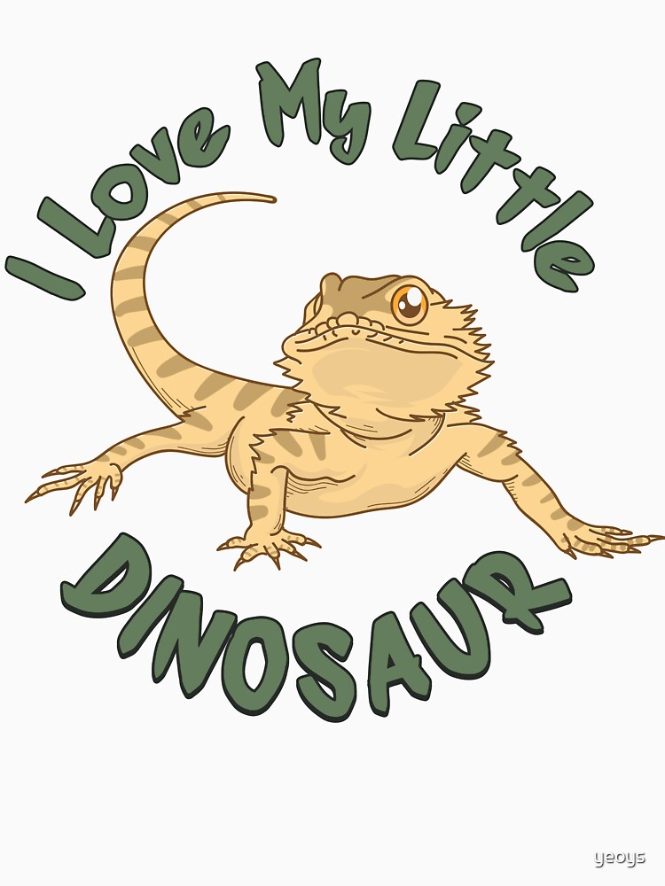 I Love My Little Dinosaur - Funny Reptile Gift von yeoys