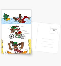 Christmathlon! Postkarten
