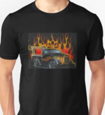 Kindermotiv Feuertruck Unisex T-Shirt