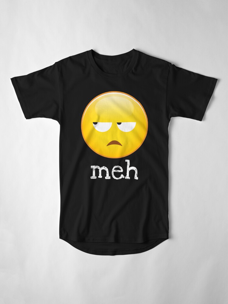 meh emoji shirt