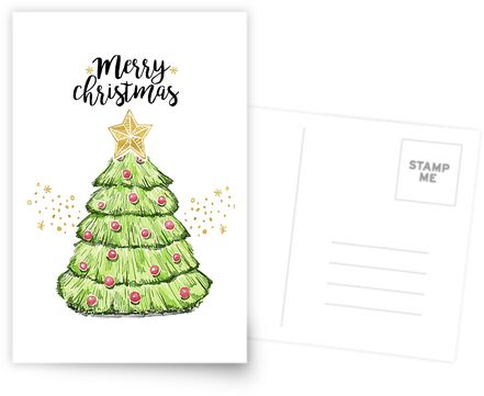 Merry Christmas Tree by Emma Tsui