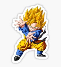 Vegeta Stickers Redbubble - goten dragonball sticker