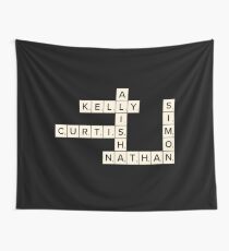 Misfits Characters Scrabble Wall Tapestry