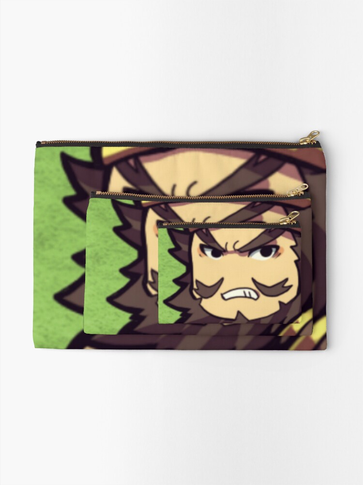 Alternate view of Dynasty Warriors Zhang Fei of Shu chibi Zipper Pouch