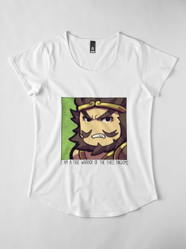 Alternate view of Dynasty Warriors Zhang Fei of Shu chibi Premium Scoop T-Shirt