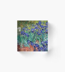 Irises by Vincent van Gogh Acrylic Block