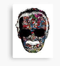 OFFICIAL Stan Lee - Man of Many Faces Canvas Print