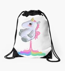Mochila de cuerdas Unicornio divertido farting Rainbow Colors Fart Idea de regalo
