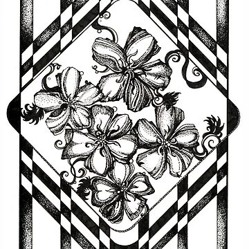 Artwork thumbnail, Flower Sanctuary, Ink Drawing by djsmith70