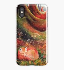 Sleeping Fox (2) iPhone XS Case