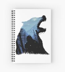 Jon Snow - King of The North Spiral Notebook
