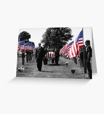 Fallen Soldier Greeting Card