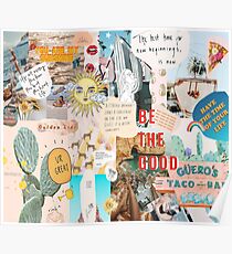 SOMMER COLLAGE TAPESTRY - TELEFONFALL Poster