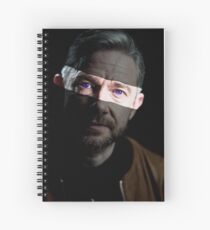 Purple Eye Martin Spiral Notebook