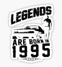 Legends Are Born In 1995 Sticker