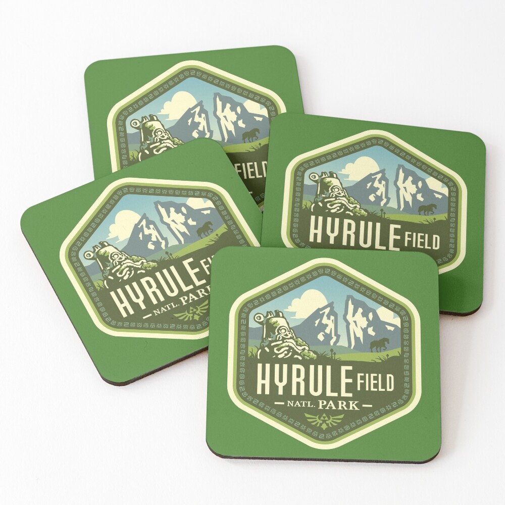 Hyrule National Park Coasters (Set of 4)