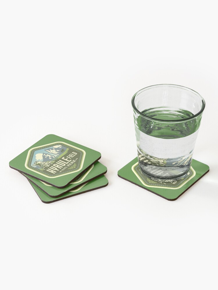 Alternate view of Hyrule National Park Coasters (Set of 4)