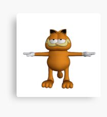 Garfield T-Pose Canvas Print