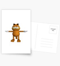 Garfield T-Pose Postcards