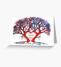 Heartfelt Thanks - Tree Greeting Card