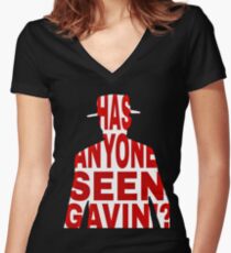 Gavin's Friend-RDR2 Women's Fitted V-Neck T-Shirt